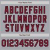 Custom Gray Crimson-Black 3 Colors Arm Shapes Authentic Baseball Jersey - Image 6