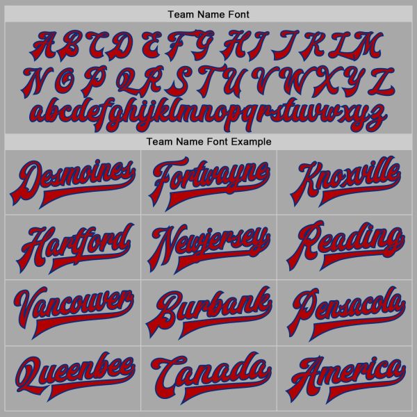 Custom Gray Red-Royal Bomber Full-Snap Varsity Letterman Jacket - Image 4