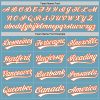 Custom Shadow Blue White-Orange Authentic Baseball Jersey - Image 4