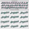 Custom White Pink-Kelly Green Authentic Baseball Jersey - Image 4
