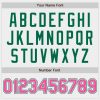 Custom White Pink-Kelly Green Authentic Baseball Jersey - Image 5