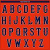 Custom Orange Navy-Gray Authentic Baseball Jersey - Image 5